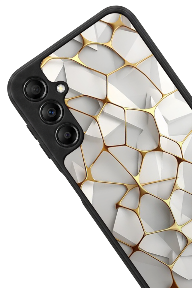Samsung Galaxy A14 Uyumlu Mermer Marble Tasarımlı Glossy Premium Kılıf
