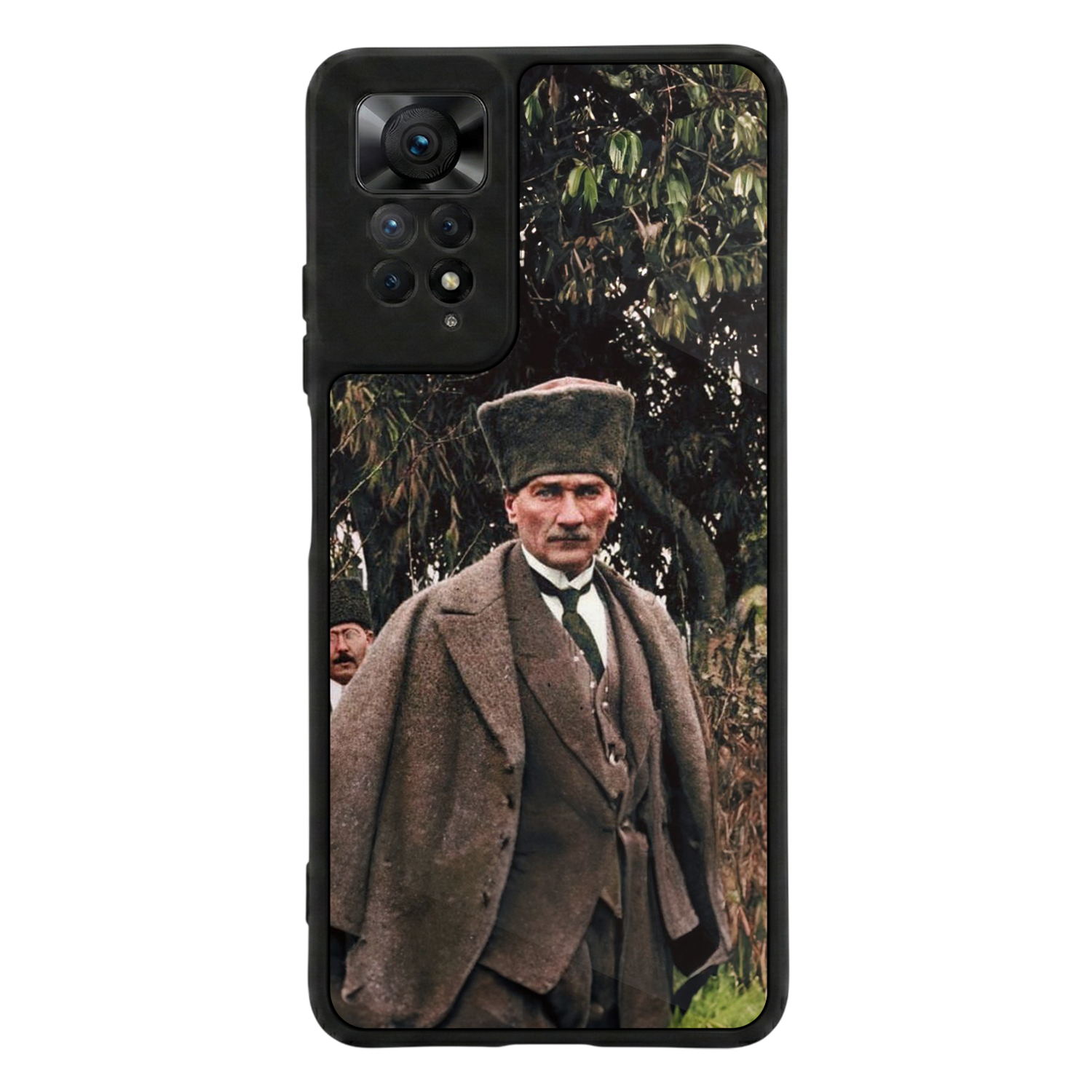 Xiaomi Redmi Note 12 Pro Uyumlu Mustafa Kemal Ataturk Tasarımlı Glossy Premium Kılıf