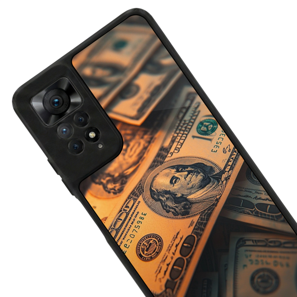 Xiaomi Redmi Note 11 Pro Uyumlu Para Tasarımlı Glossy Premium Kılıf