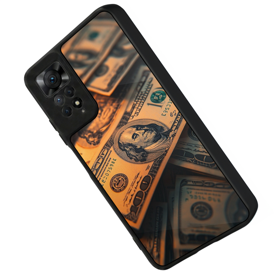 Xiaomi Redmi Note 11 Pro Uyumlu Para Tasarımlı Glossy Premium Kılıf