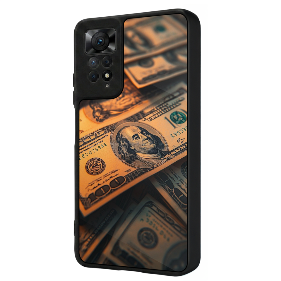 Xiaomi Redmi Note 11 Pro Uyumlu Para Tasarımlı Glossy Premium Kılıf
