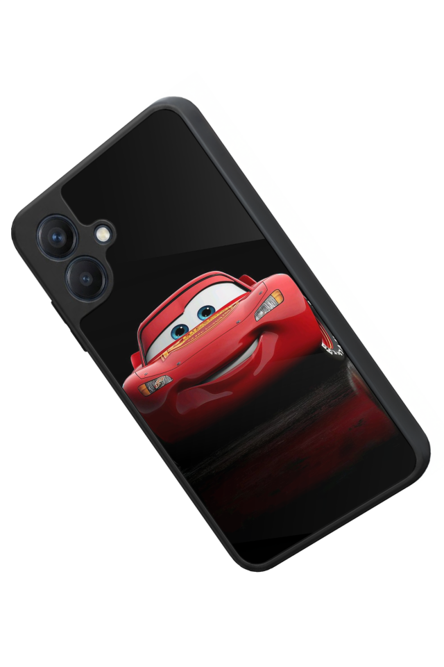 Samsung Galaxy A07 Uyumlu Şimsek McQueen Tasarımlı Glossy Premium Kılıf