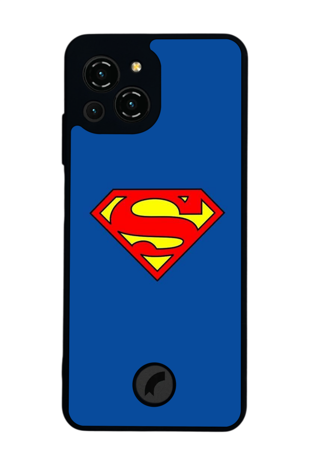 Reeder S23 Pro Max Uyumlu Superman Tasarımlı Glossy Premium Kılıf