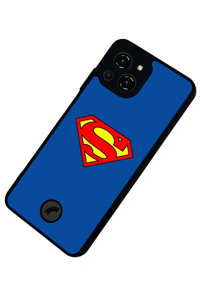 Reeder S23 Pro Max Uyumlu Superman Tasarımlı Glossy Premium Kılıf