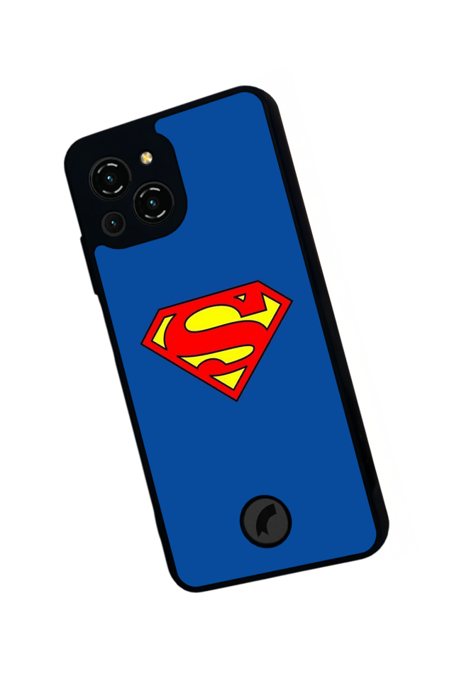 Reeder S23 Pro Max Uyumlu Superman Tasarımlı Glossy Premium Kılıf
