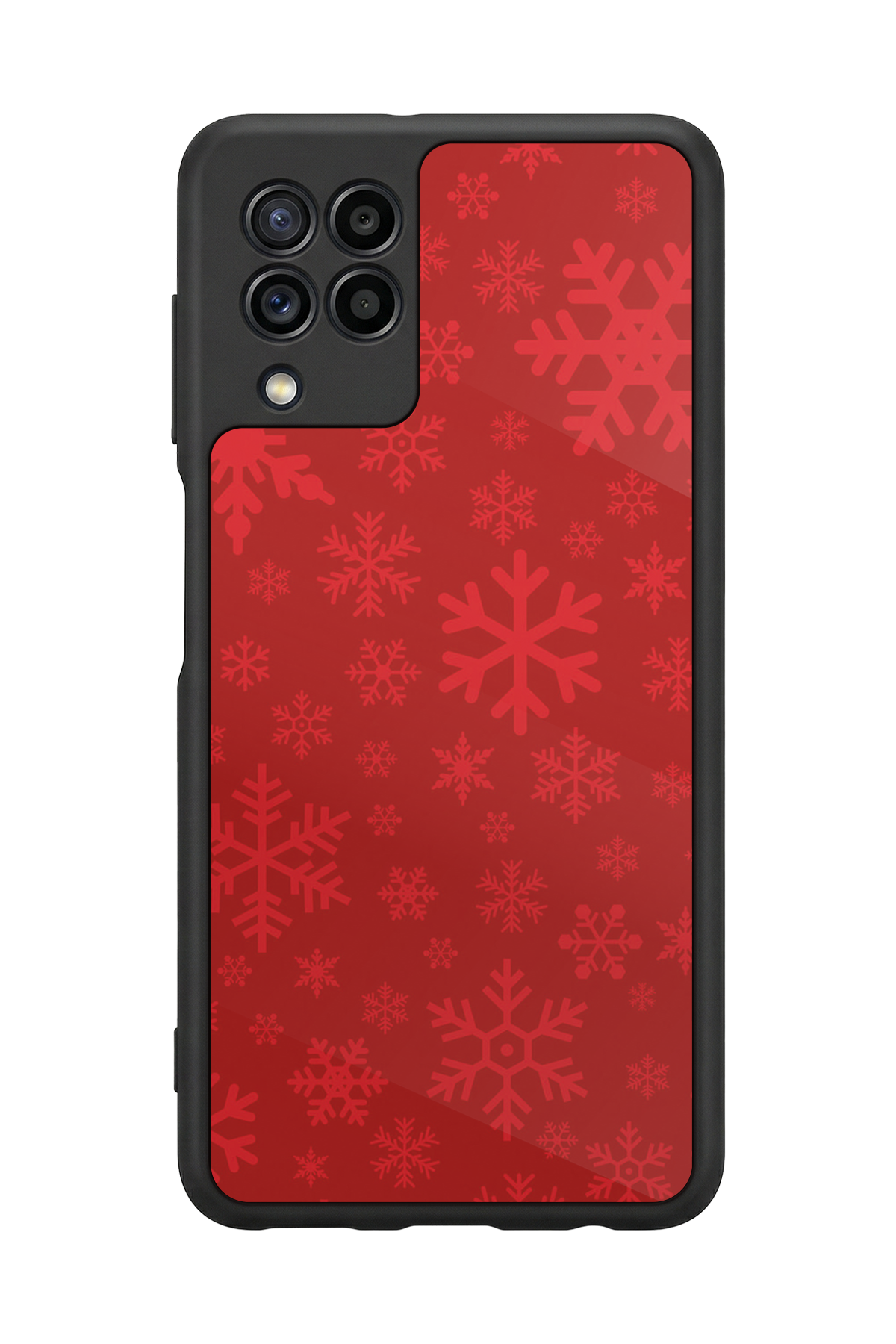 Samsung Galaxy M32 Uyumlu Yilbasi Christmas Tasarımlı Glossy Premium Kılıf