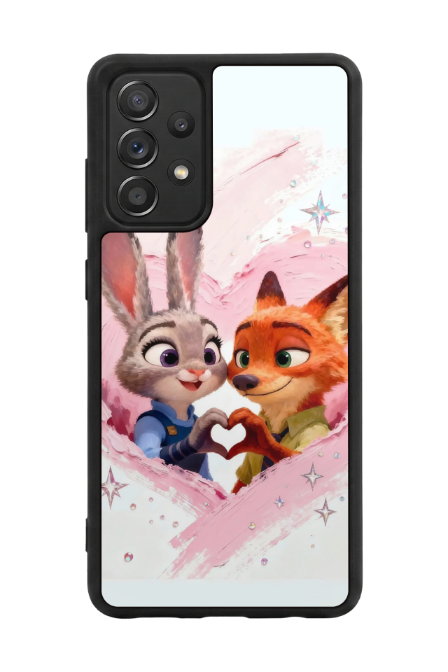 Samsung Galaxy A72 Uyumlu Zootropolis Tasarımlı Glossy Premium Kılıf