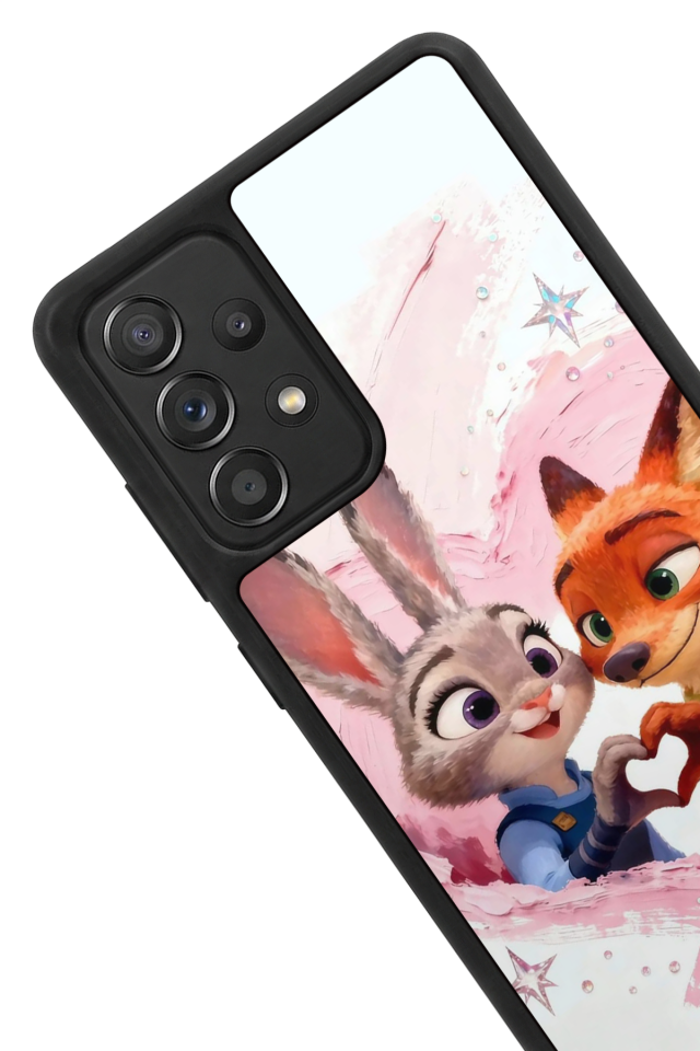 Samsung Galaxy A72 Uyumlu Zootropolis Tasarımlı Glossy Premium Kılıf