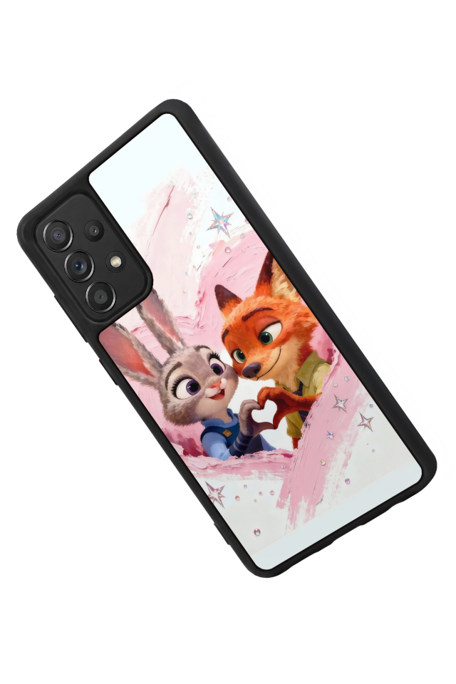 Samsung Galaxy A72 Uyumlu Zootropolis Tasarımlı Glossy Premium Kılıf
