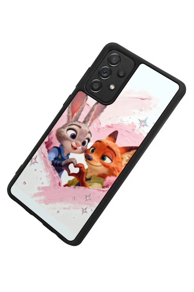 Samsung Galaxy A72 Uyumlu Zootropolis Tasarımlı Glossy Premium Kılıf