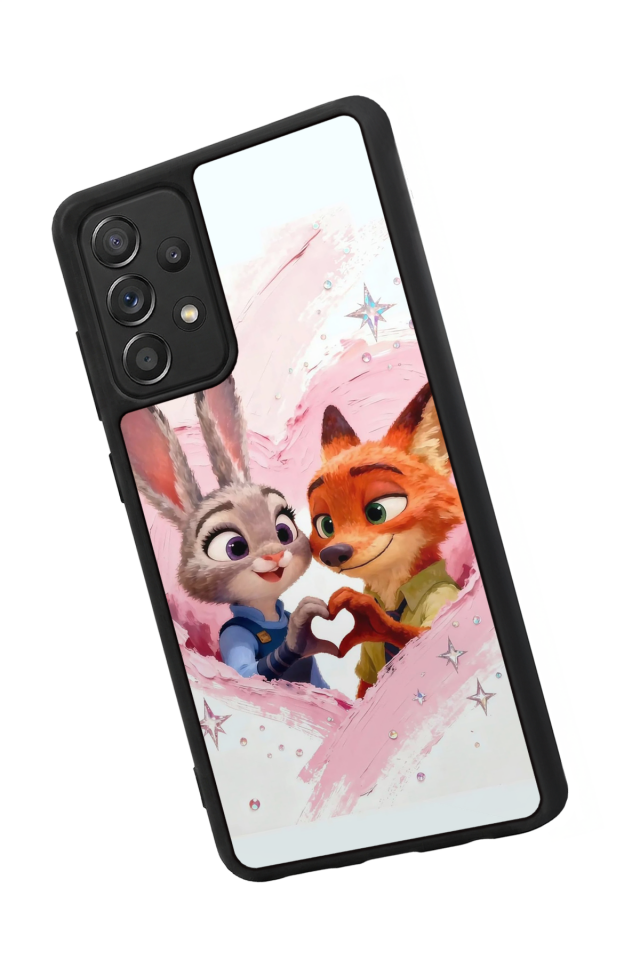 Samsung Galaxy A72 Uyumlu Zootropolis Tasarımlı Glossy Premium Kılıf