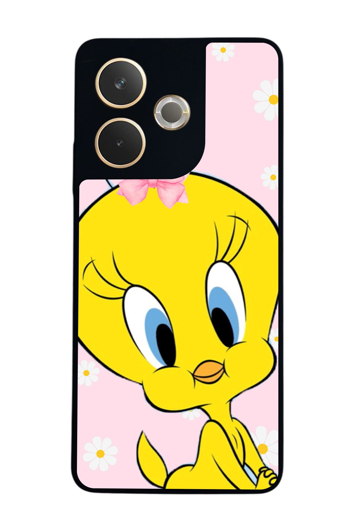 Oppo A5 Pro Uyumlu Tweety Tasarımlı Glossy Premium Kılıf