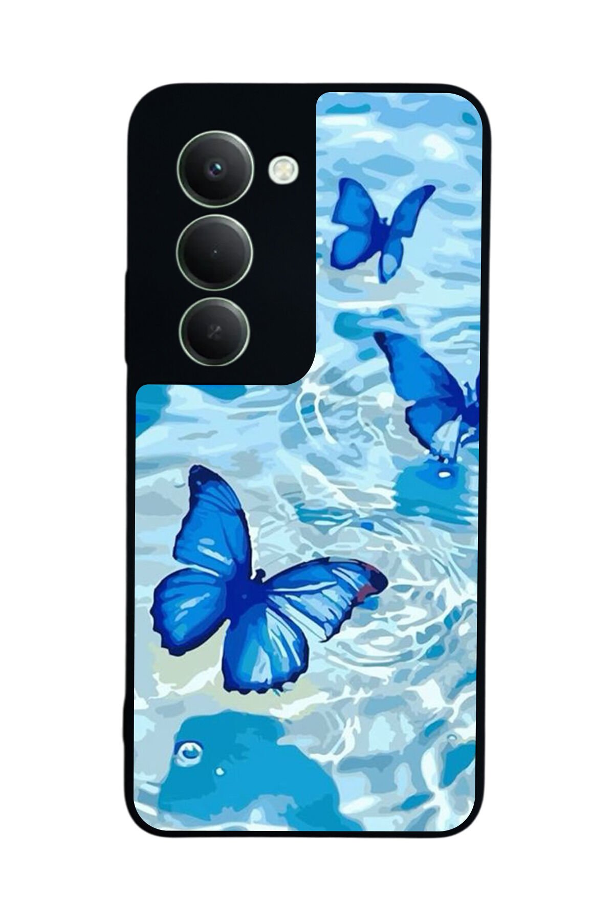 Xiaomi Redmi 15 5G Uyumlu Kelebek Tasarımlı Glossy Premium Kılıf