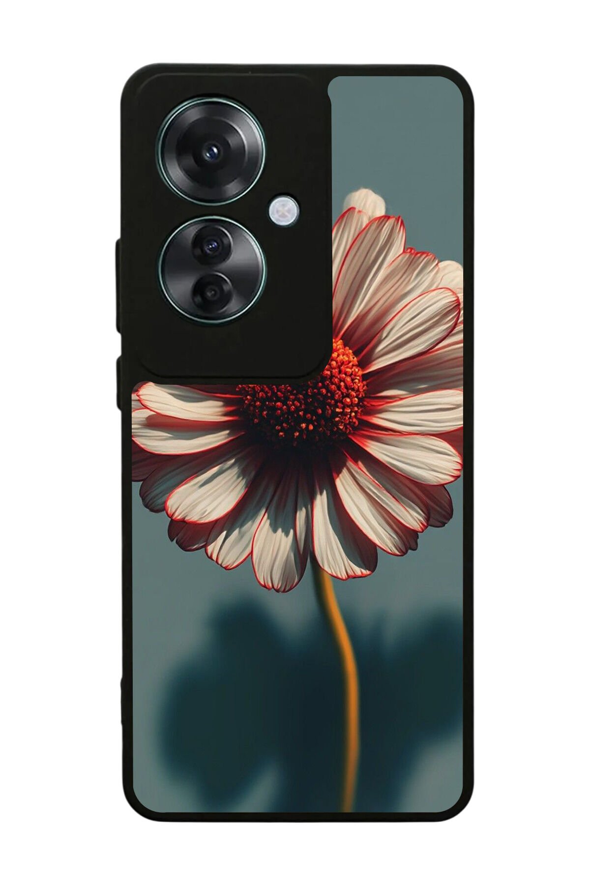 Oppo Reno 11F Uyumlu Cicek Tasarımlı Glossy Premium Kılıf