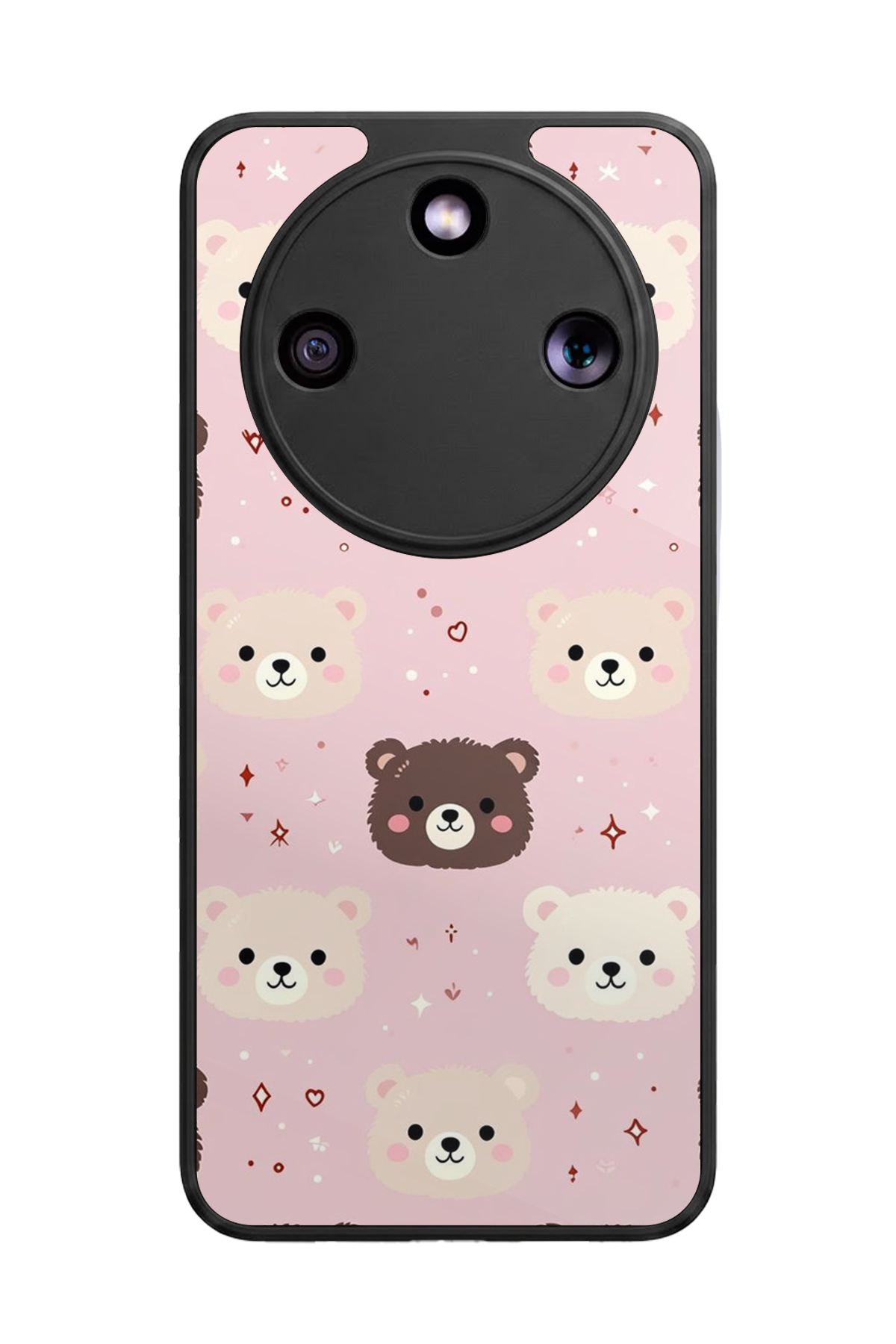 Honor Magic 8 Lite Uyumlu Ayı Tasarımlı Glossy Premium Kılıf