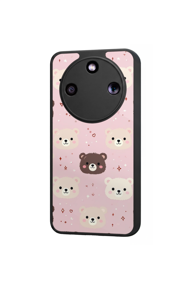 Honor Magic 8 Lite Uyumlu Ayı Tasarımlı Glossy Premium Kılıf