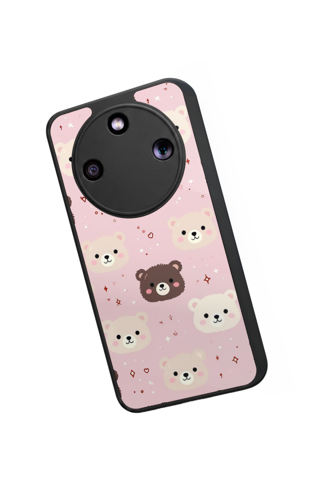 Honor Magic 8 Lite Uyumlu Ayı Tasarımlı Glossy Premium Kılıf