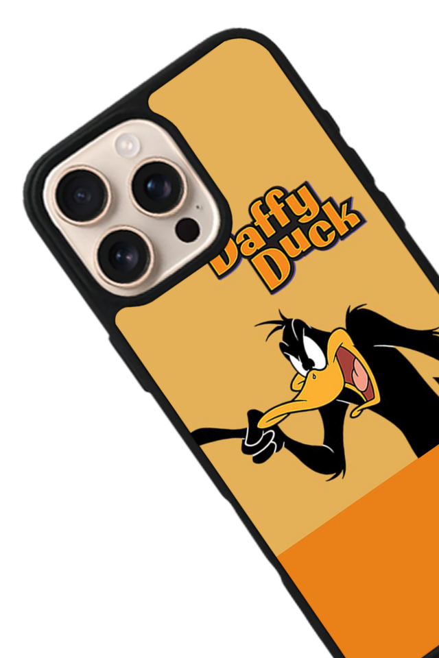 iPhone 16 Pro Max Uyumlu Daffy duck Tasarımlı Glossy Premium Kılıf