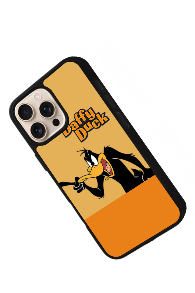 iPhone 16 Pro Max Uyumlu Daffy duck Tasarımlı Glossy Premium Kılıf