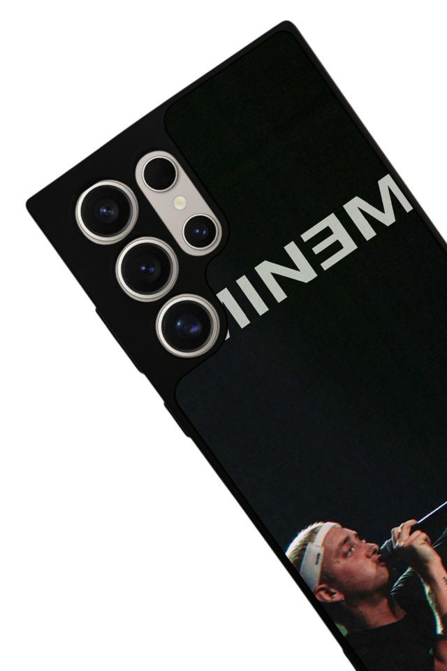 Samsung Galaxy S24 Ultra Uyumlu Eminem Tasarımlı Glossy Premium Kılıf