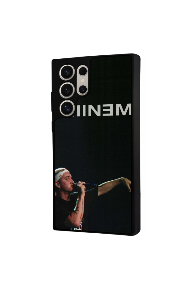 Samsung Galaxy S24 Ultra Uyumlu Eminem Tasarımlı Glossy Premium Kılıf