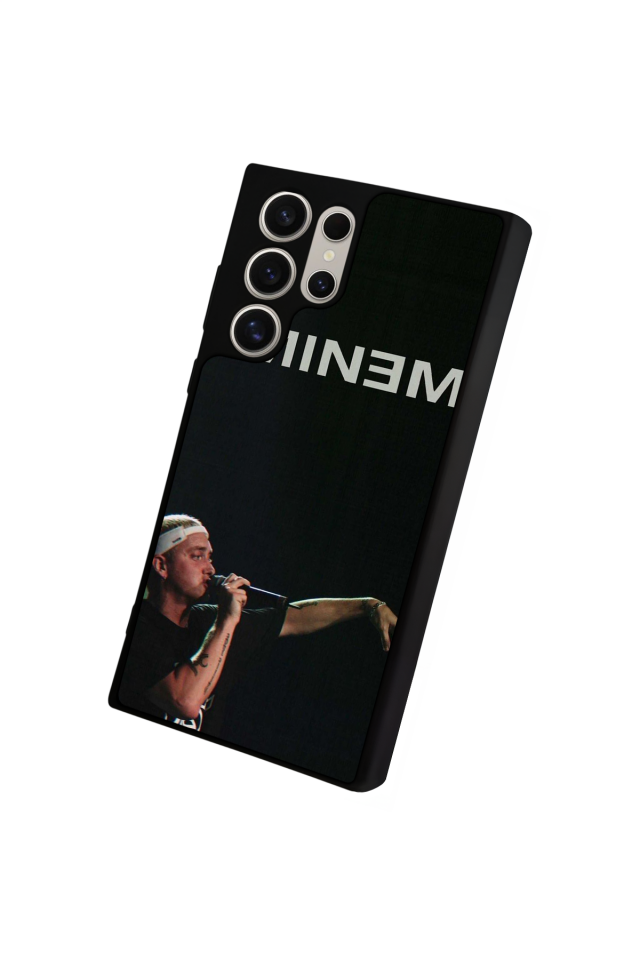Samsung Galaxy S24 Ultra Uyumlu Eminem Tasarımlı Glossy Premium Kılıf