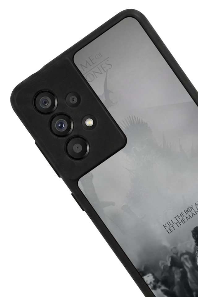 Samsung Galaxy A73 Uyumlu GameOfThrones Tasarımlı Glossy Premium Kılıf