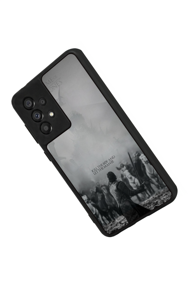 Samsung Galaxy A73 Uyumlu GameOfThrones Tasarımlı Glossy Premium Kılıf