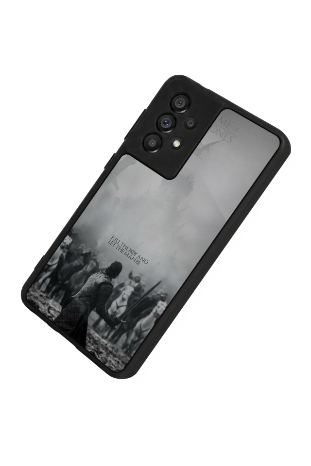 Samsung Galaxy A73 Uyumlu GameOfThrones Tasarımlı Glossy Premium Kılıf