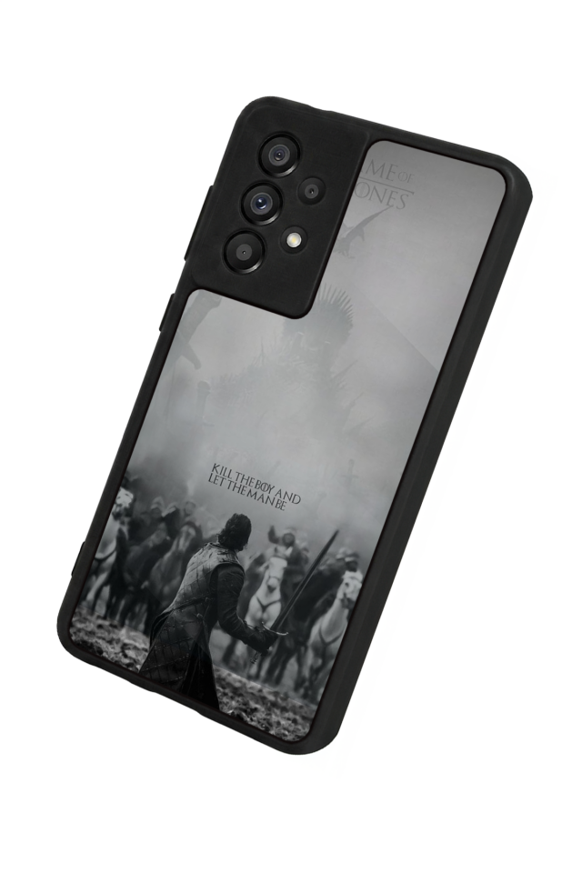 Samsung Galaxy A73 Uyumlu GameOfThrones Tasarımlı Glossy Premium Kılıf