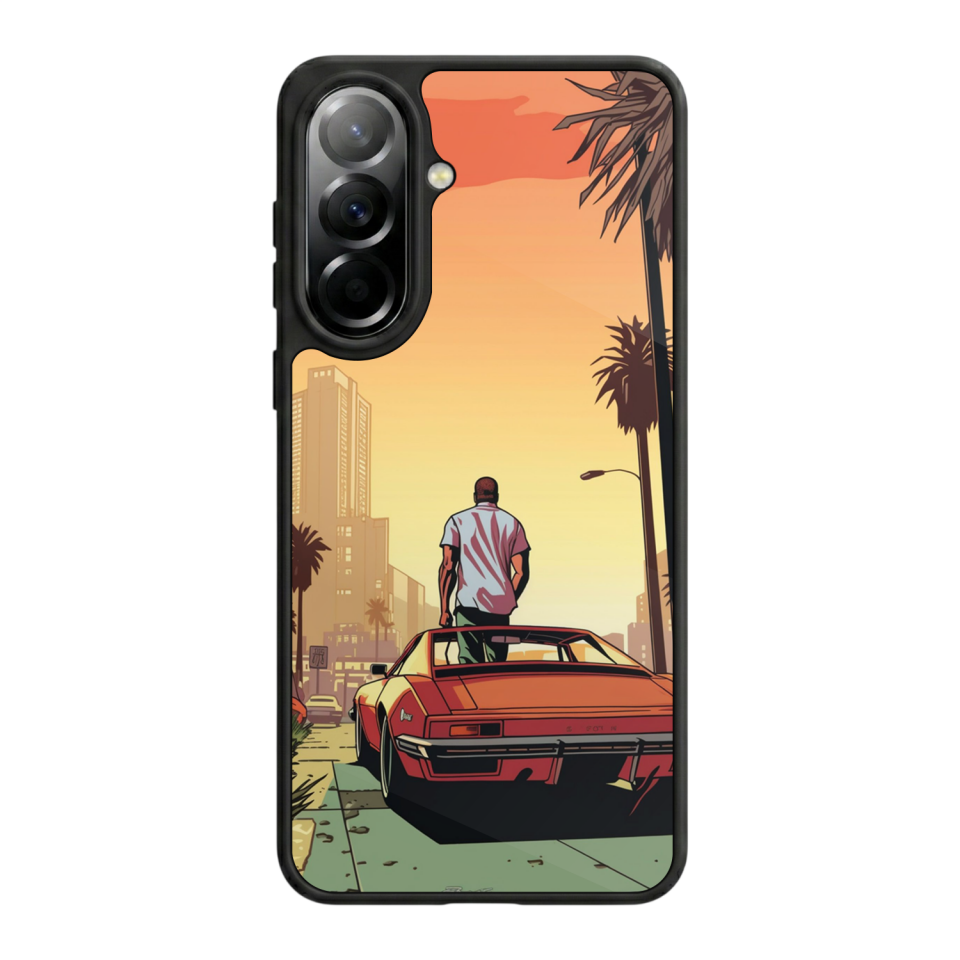 Samsung Galaxy A57 Uyumlu GTA Tasarımlı Glossy Premium Kılıf