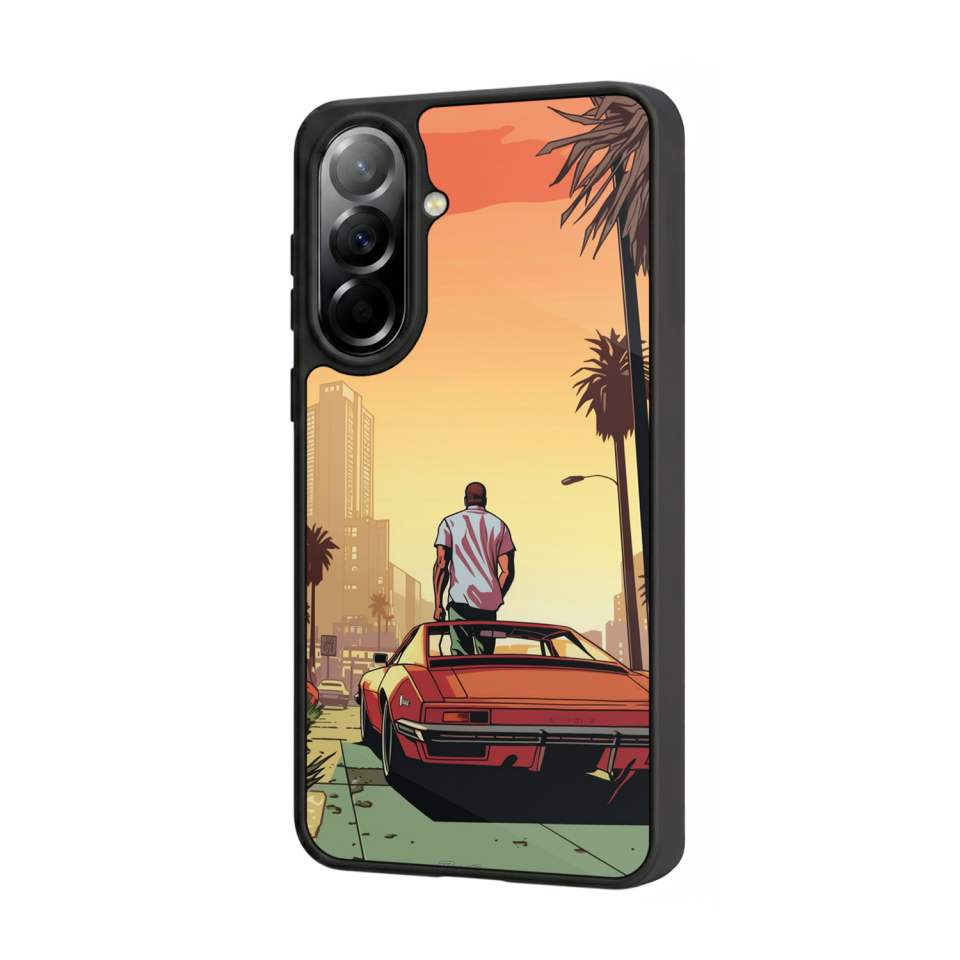 Samsung Galaxy A57 Uyumlu GTA Tasarımlı Glossy Premium Kılıf