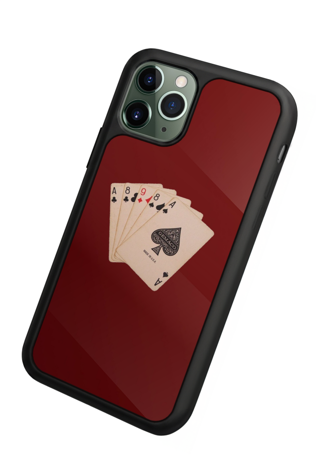iPhone 11 Pro Uyumlu Kirmizi Tasarımlı Glossy Premium Kılıf