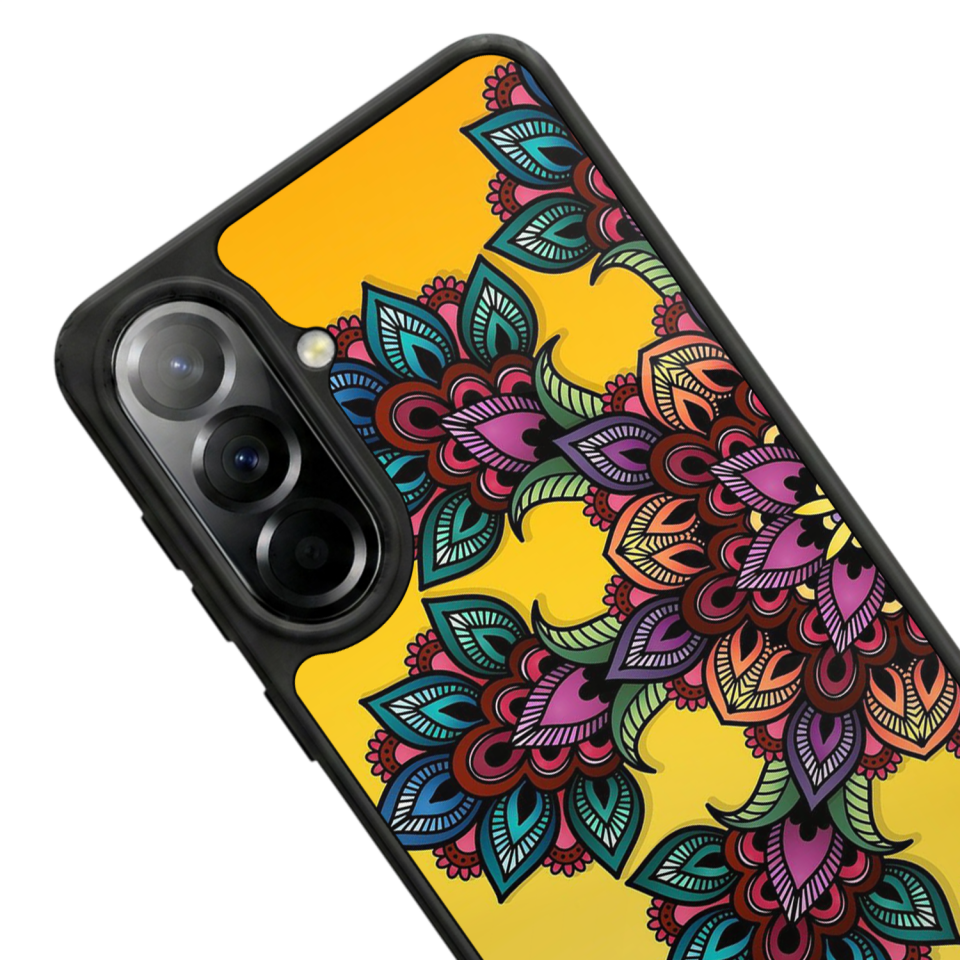 Samsung Galaxy A57 Uyumlu Mandala Tasarımlı Glossy Premium Kılıf