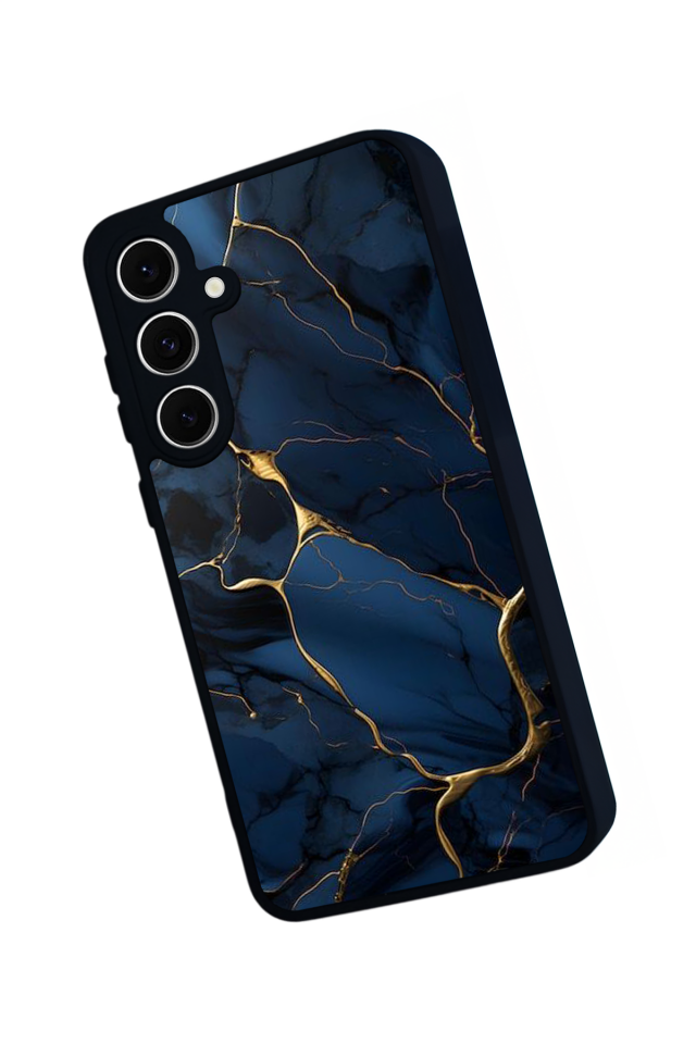 Samsung Galaxy S24 FE Uyumlu Mermer Marble Tasarımlı Glossy Premium Kılıf