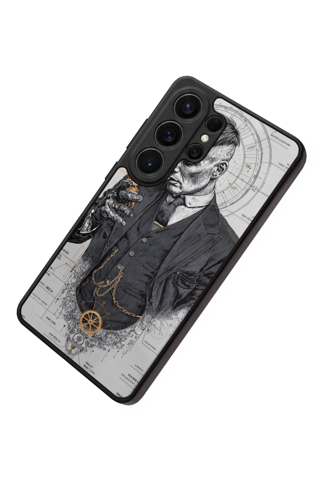 Samsung Galaxy S26 Ultra Uyumlu Peaky Blinders Tasarımlı Glossy Premium Kılıf