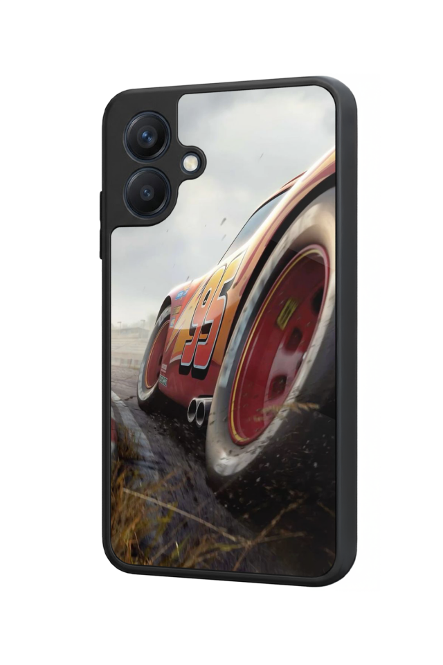 Samsung Galaxy A07 Uyumlu Şimsek McQueen Tasarımlı Glossy Premium Kılıf