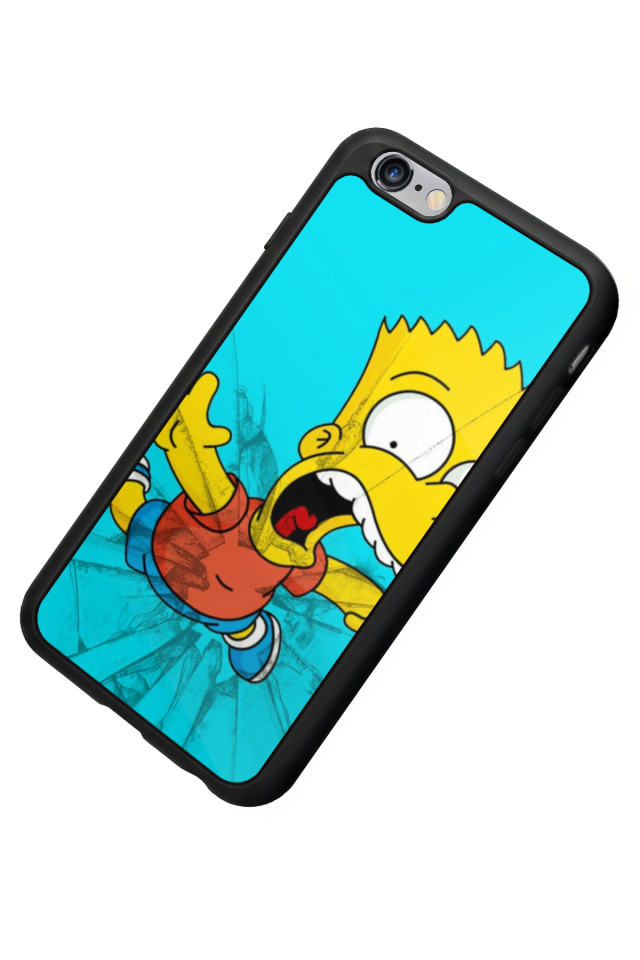 iPhone 6s Plus Uyumlu The Simpsons Tasarımlı Glossy Premium Kılıf