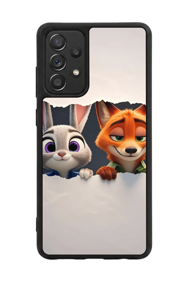 Samsung Galaxy A72 Uyumlu Zootropolis Tasarımlı Glossy Premium Kılıf
