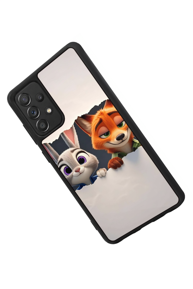 Samsung Galaxy A72 Uyumlu Zootropolis Tasarımlı Glossy Premium Kılıf