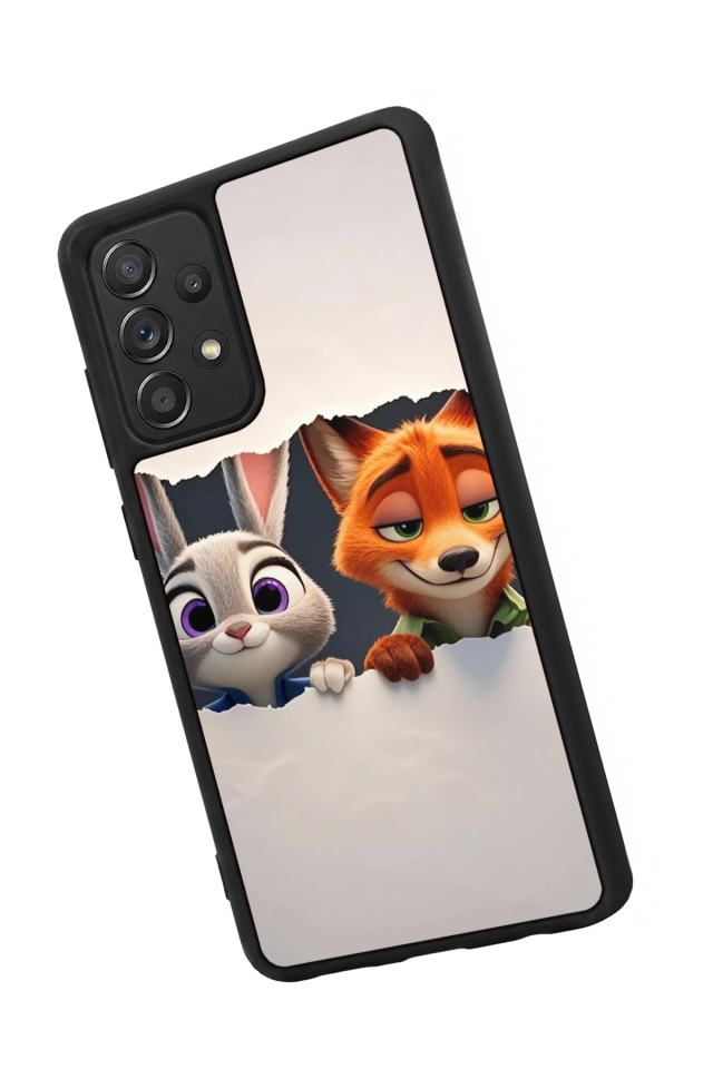 Samsung Galaxy A72 Uyumlu Zootropolis Tasarımlı Glossy Premium Kılıf