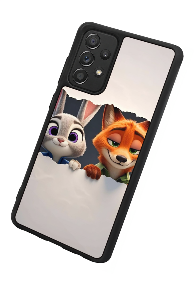Samsung Galaxy A72 Uyumlu Zootropolis Tasarımlı Glossy Premium Kılıf