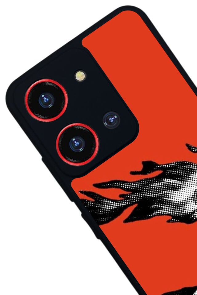 Reeder S19 Max Pro S 108MP Uyumlu Kirmizi Tasarımlı Glossy Premium Kılıf