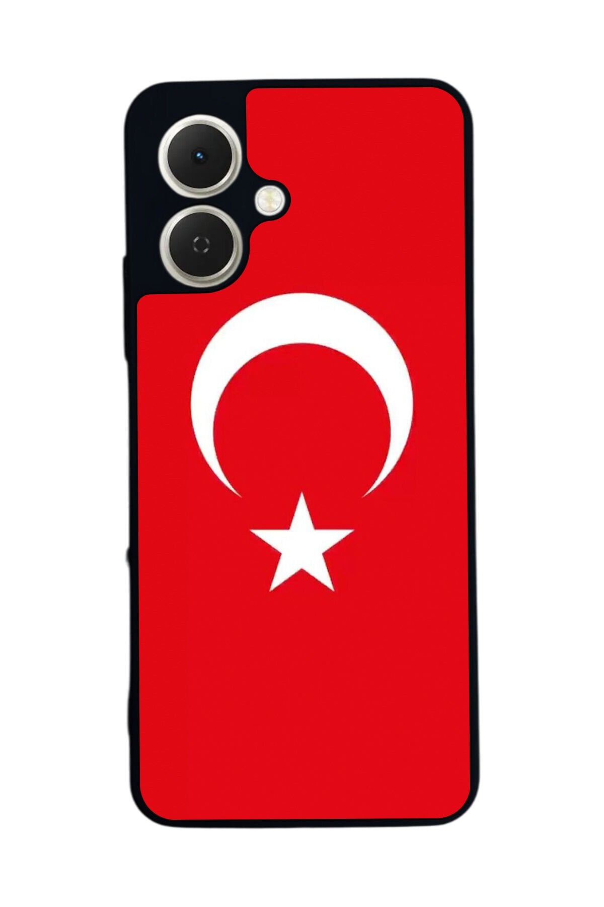 Tecno Spark GO 2 Uyumlu Türk Bayragi Tasarımlı Glossy Premium Kılıf