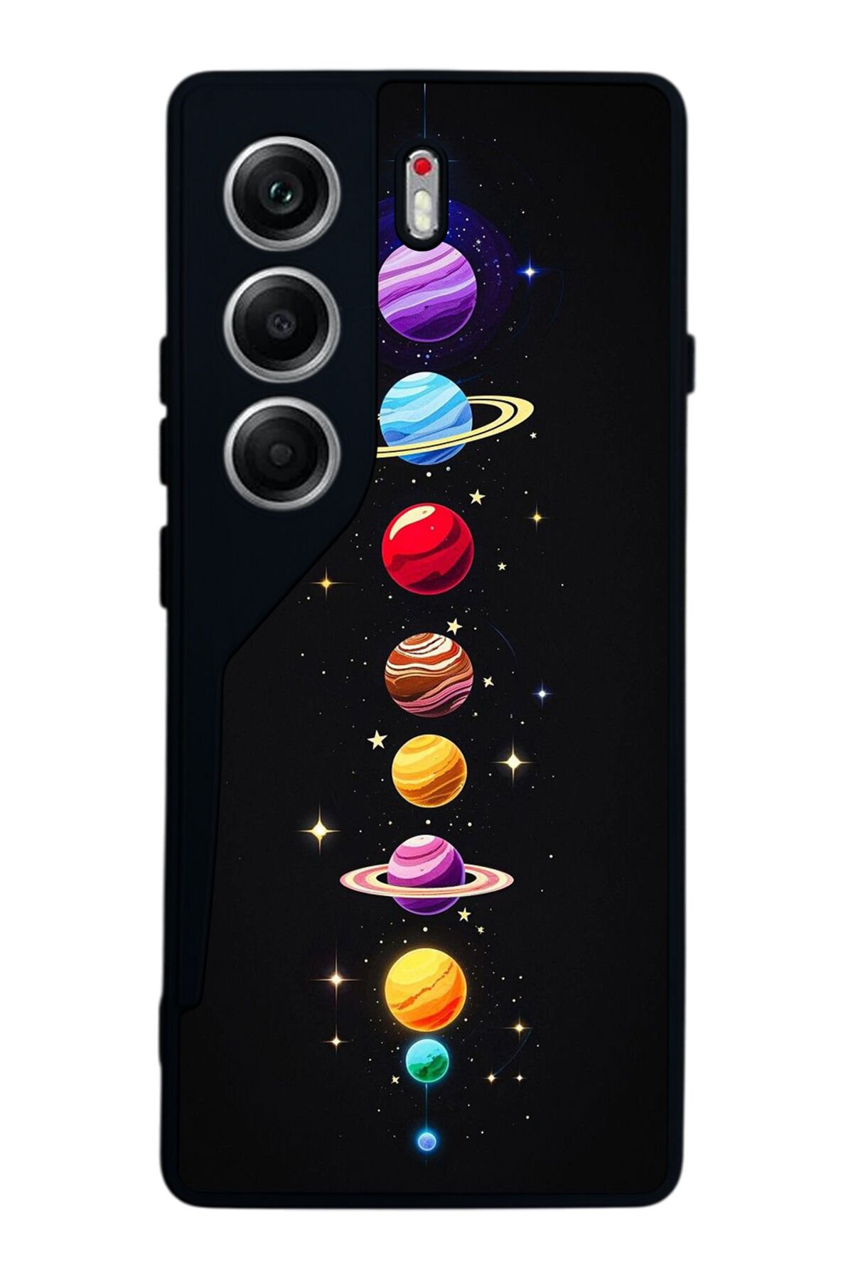 Tecno Camon 40 Uyumlu Uzay Tasarımlı Glossy Premium Kılıf