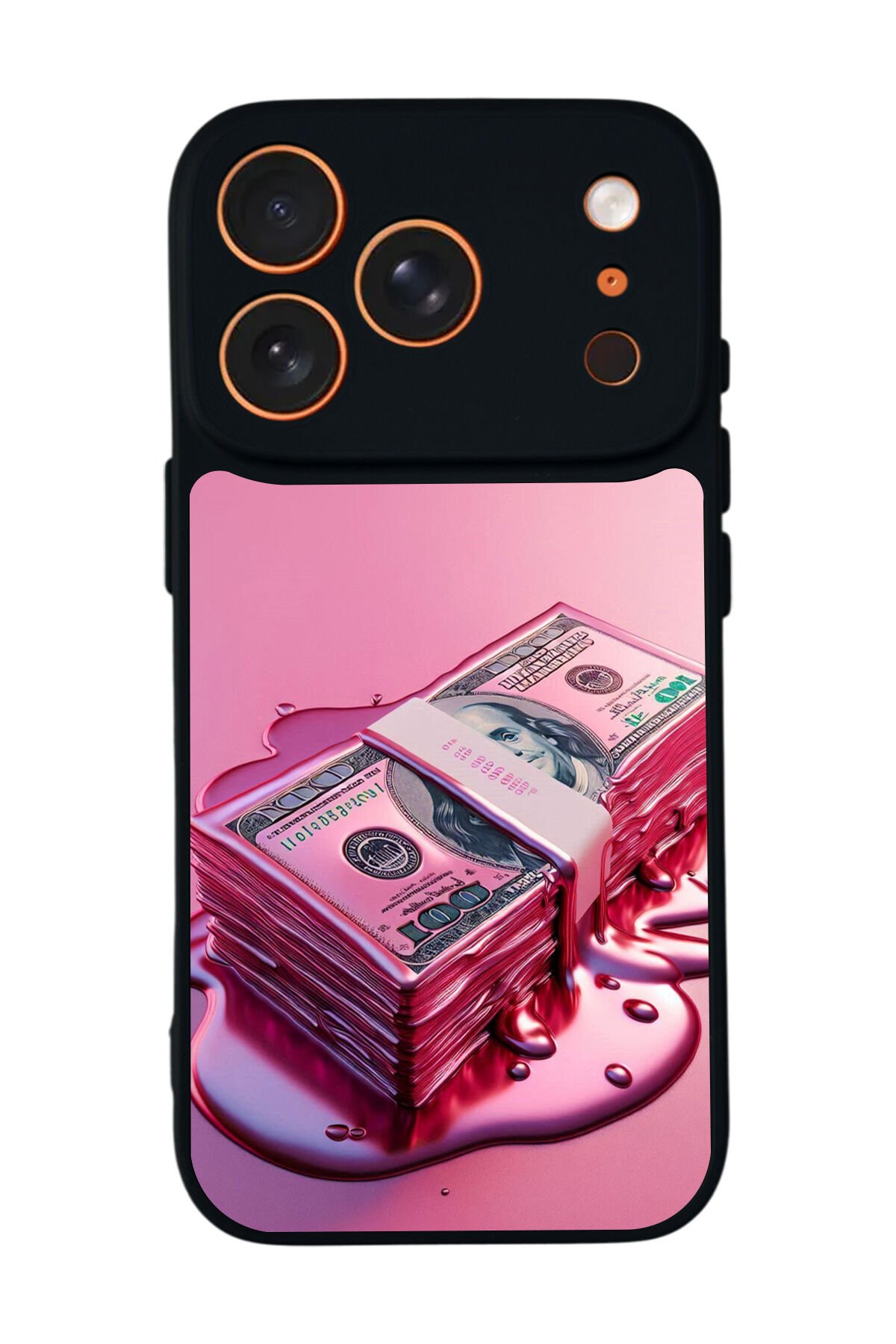 iPhone 17 Pro Max Uyumlu Money Para Tasarımlı Glossy Premium Kılıf