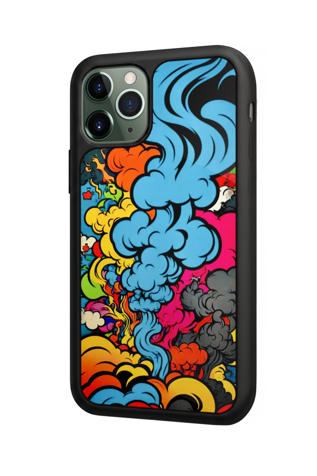 iPhone 11 Pro Max Uyumlu Abstract Tasarımlı Glossy Premium Kılıf