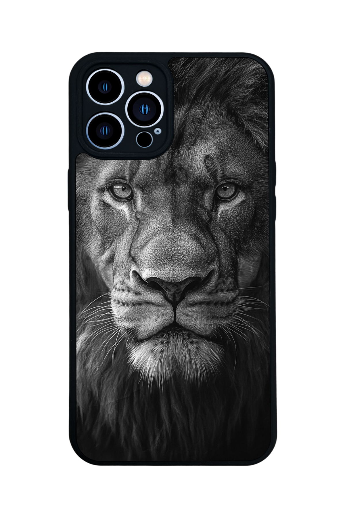 iPhone 13 Pro Max Uyumlu Aslan Tasarımlı Glossy Premium Kılıf