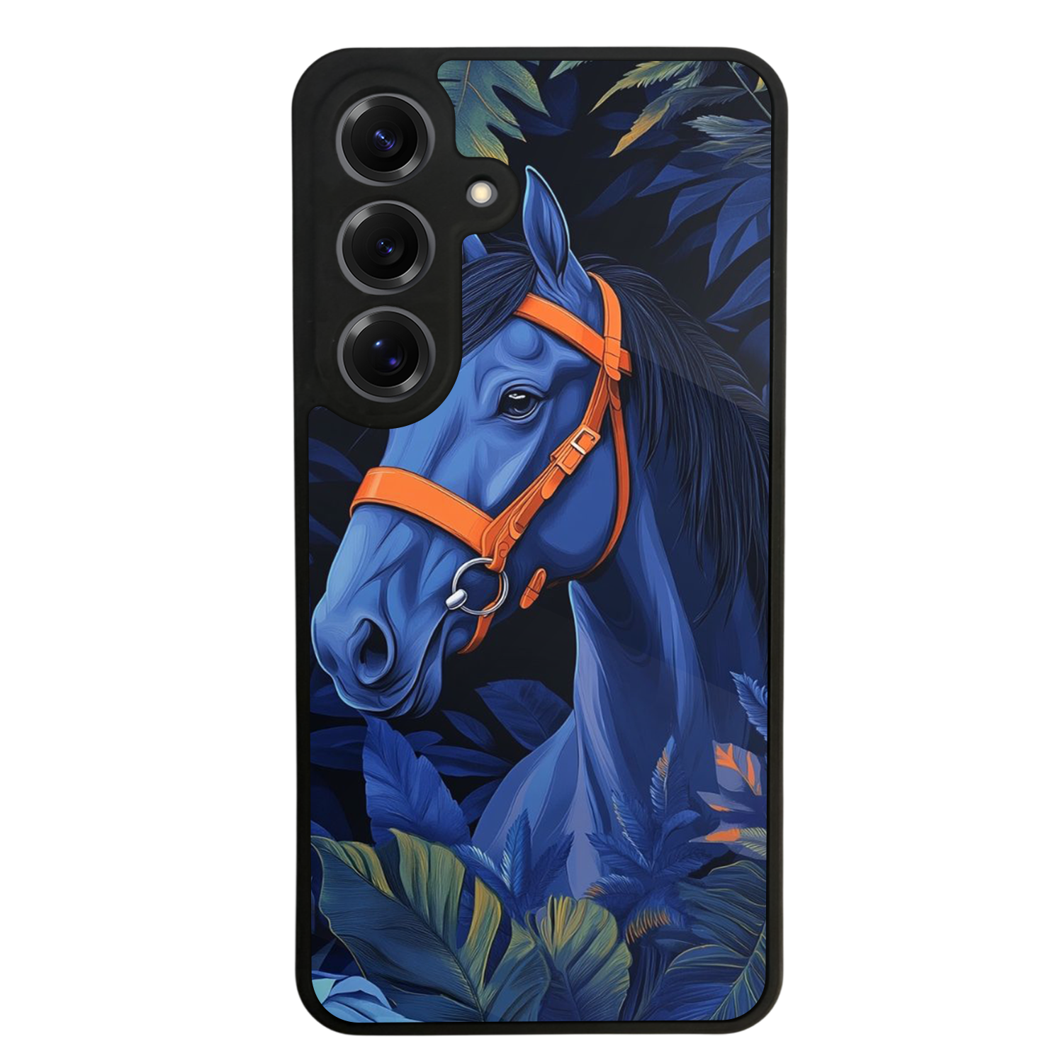 Samsung Galaxy S25 Uyumlu At Horse Tasarımlı Glossy Premium Kılıf