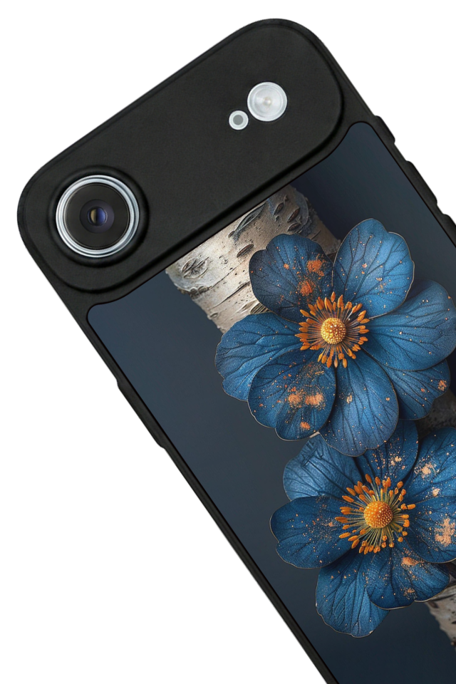 iPhone 17 Air Uyumlu Cicek Tasarımlı Glossy Premium Kılıf